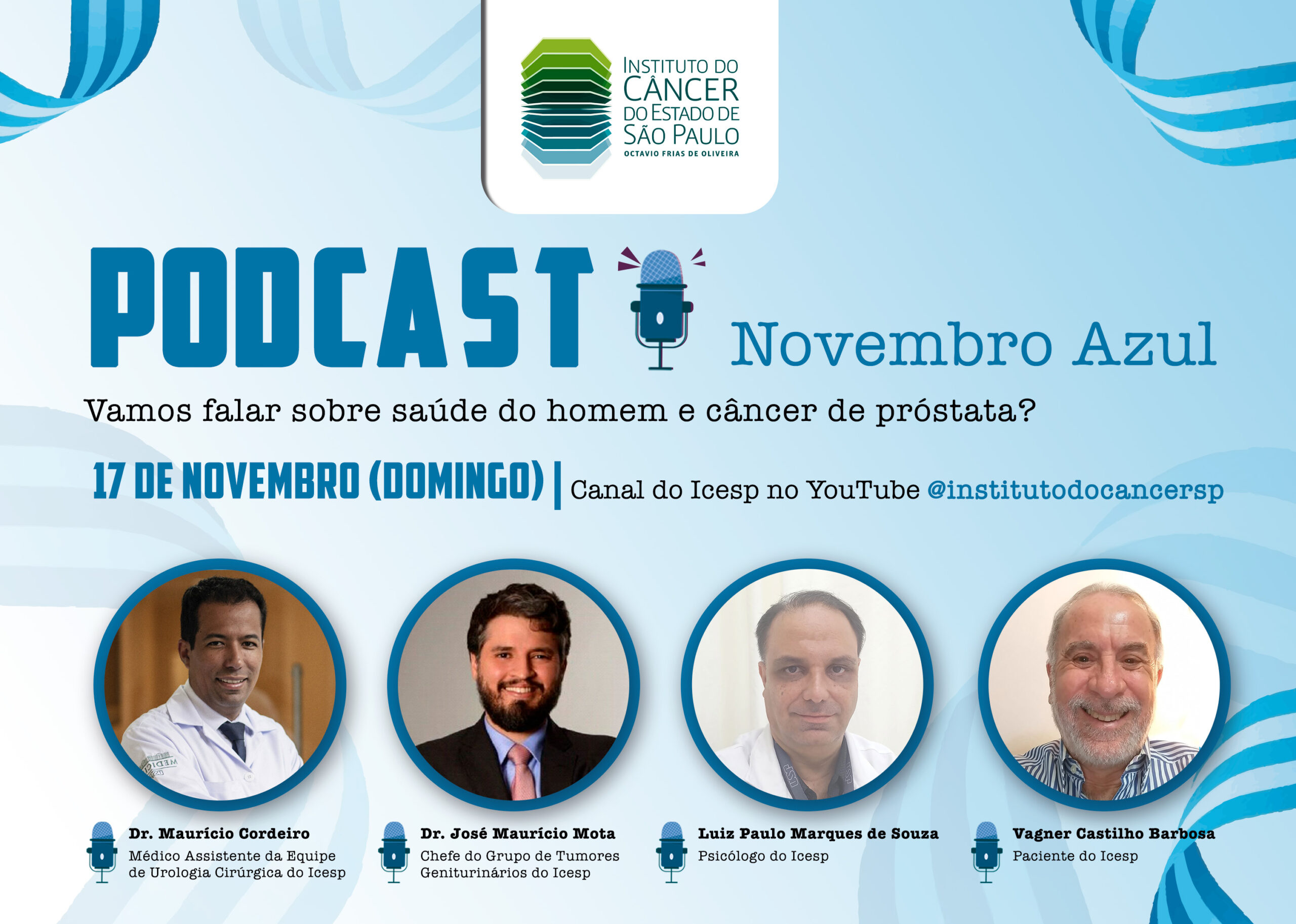 podcast novembro azul - tumb site