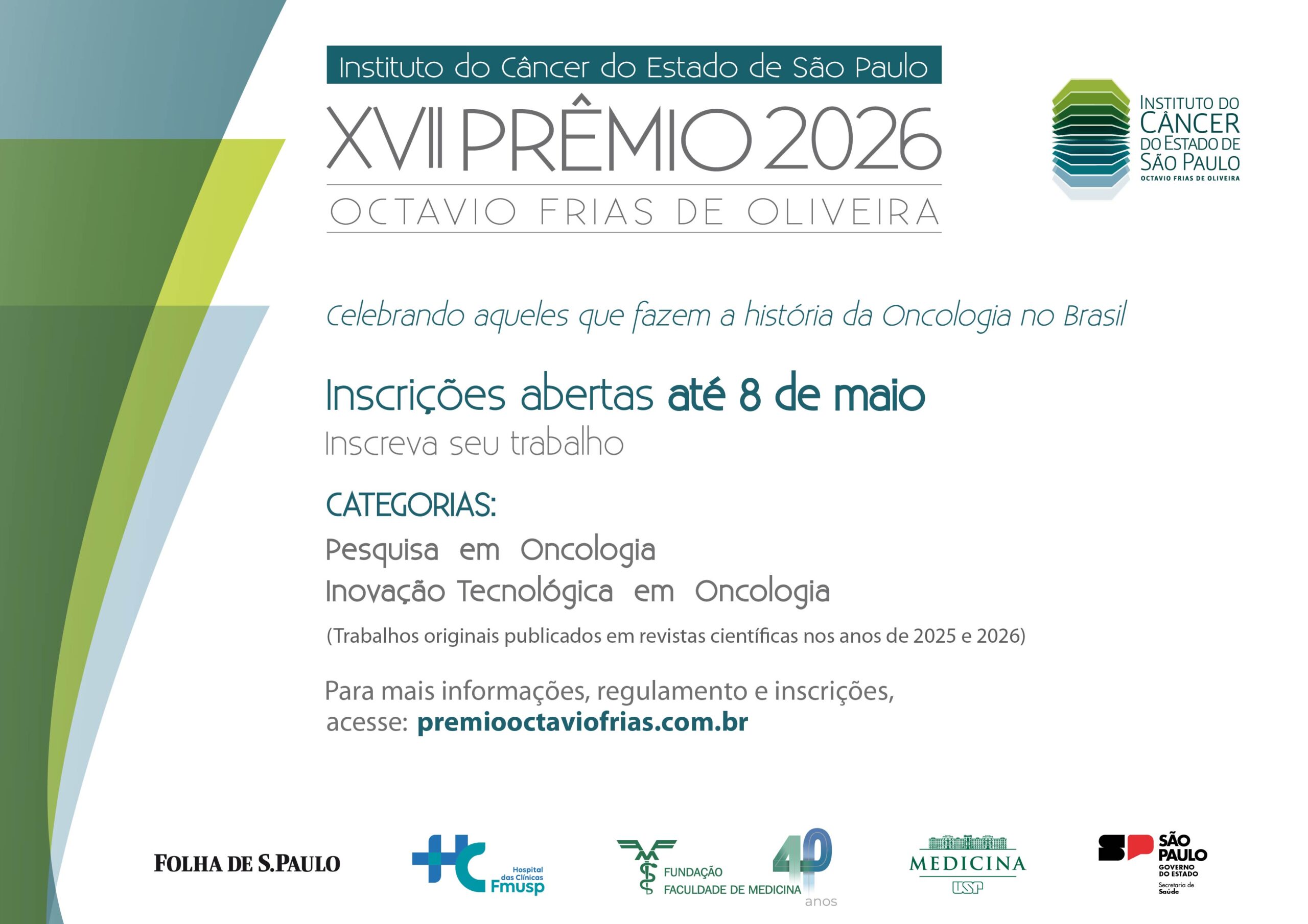 A004 - Prêmio OFO 2026 - Comunicado Inscrições_comunicado